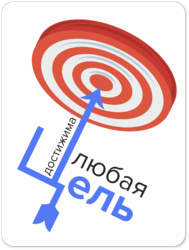 Табличка «Любая цель достижима»